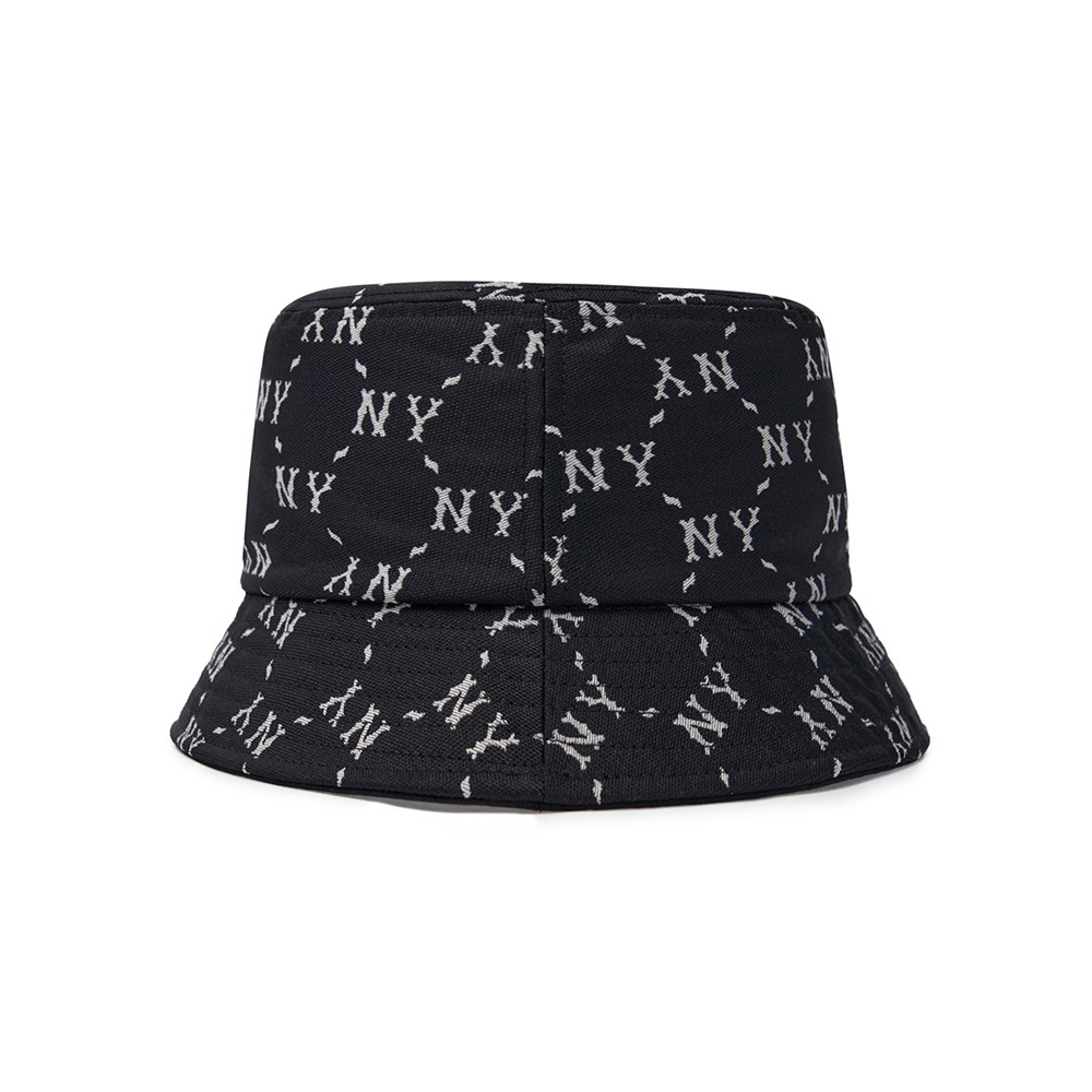 MLB KIDS 雙面漁夫帽 童帽 Monogram系列 紐約洋基隊 (7AHTMD24N-50BKS)