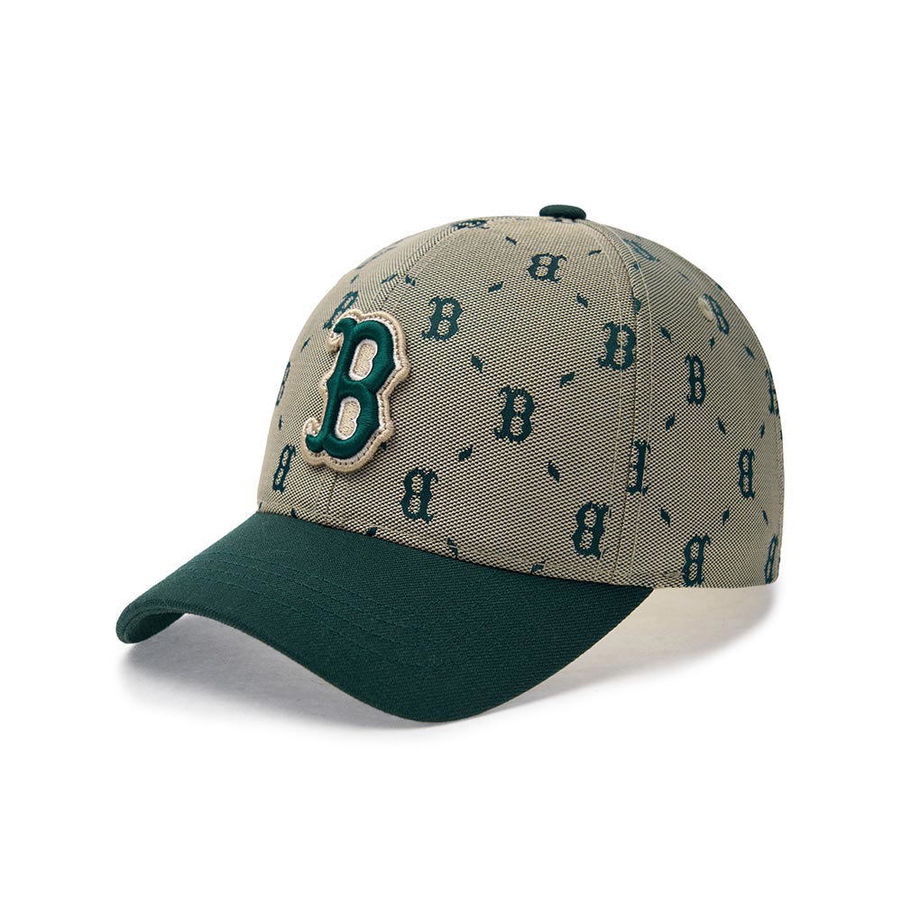 MLB KIDS 可調式棒球帽 童帽 Monogram系列 波士頓紅襪隊 (7ACPMD34N-43BGL)