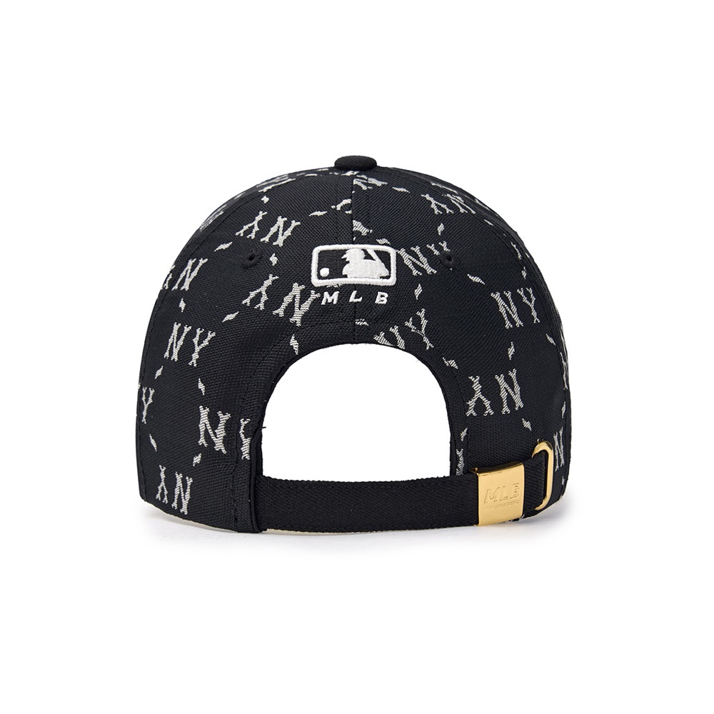 MLB KIDS 可調式棒球帽 童帽 Monogram系列 紐約洋基隊 (7ACPMD34N-50BKS)