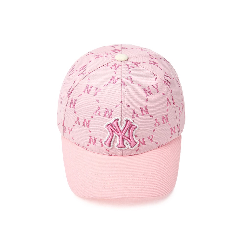 MLB KIDS 可調式棒球帽 童帽 Monogram系列 紐約洋基隊 (7ACPMD34N-50PKL)