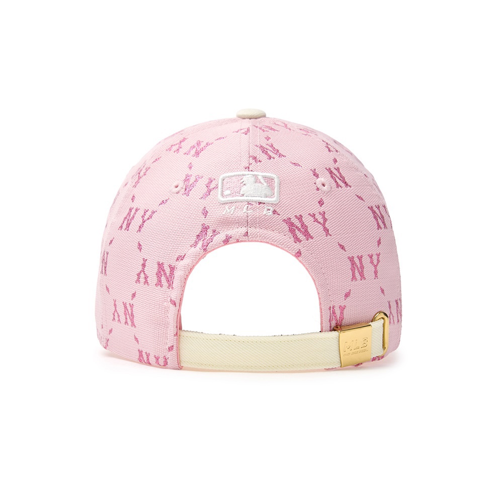 MLB KIDS 可調式棒球帽 童帽 Monogram系列 紐約洋基隊 (7ACPMD34N-50PKL)