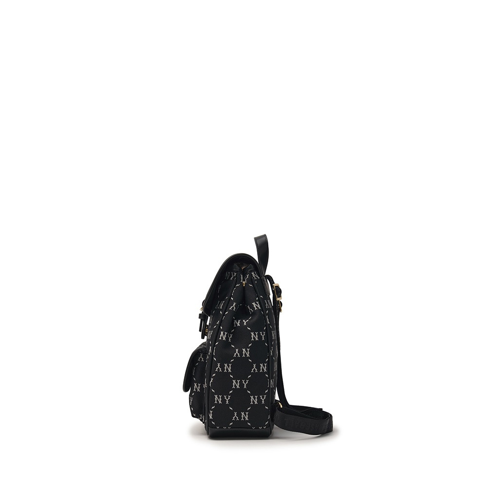 MLB KIDS 後背包 兒童書包 Monogram系列 紐約洋基隊 (7ABKMD74N-50BKS)