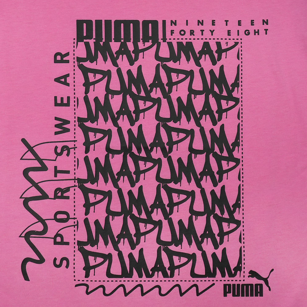 PUMA 基本系列手繪Puma短袖T恤 女性