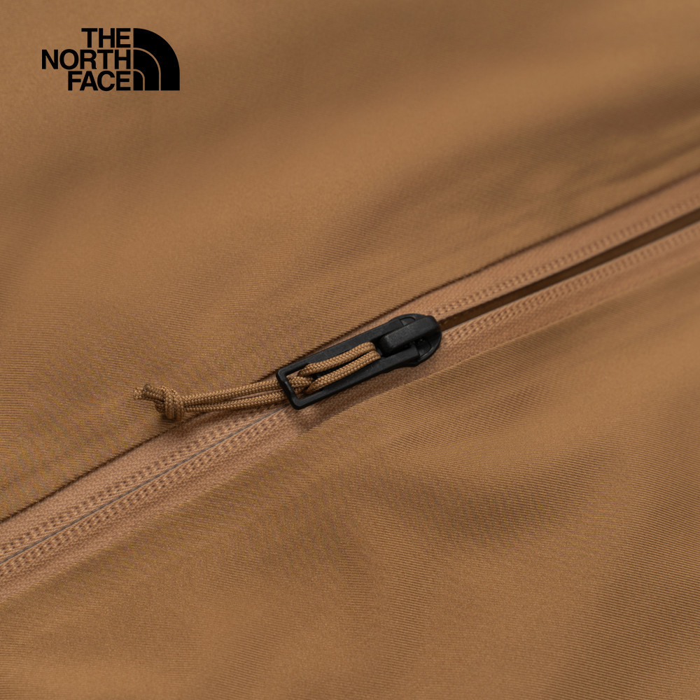 The North Face北面男款棕色DryVent防水透氣連帽羽絨外套｜83UM173 600蓬鬆度