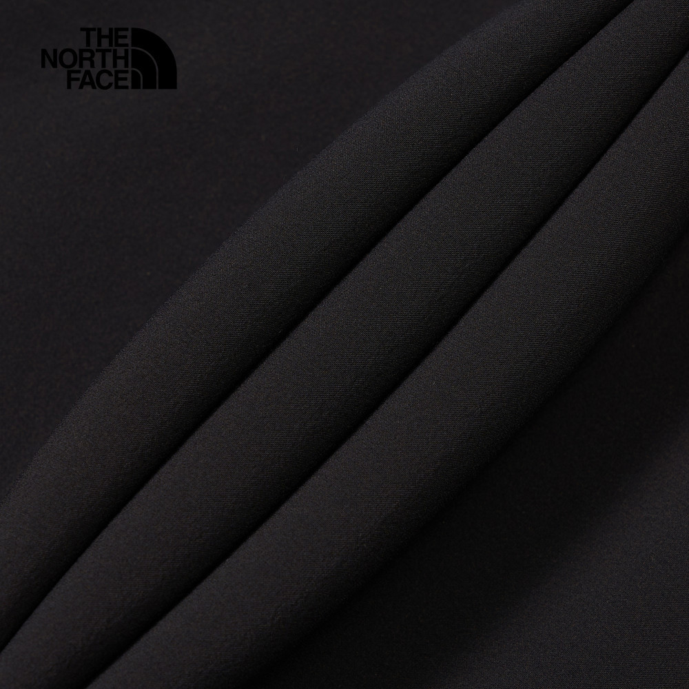 The North Face北面女款黑色DWR防潑水附腰帶戶外徒步長褲｜89Y9JK3