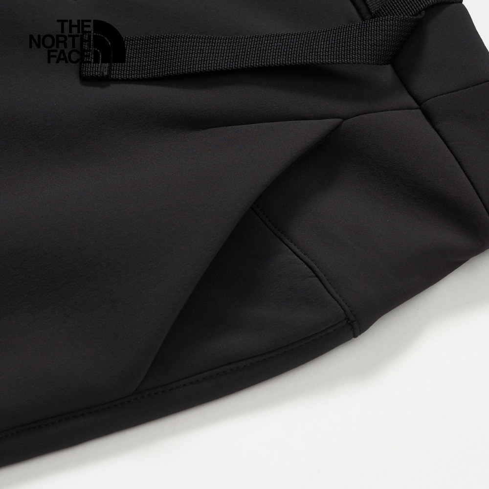 The North Face北面女款黑色DWR防潑水附腰帶戶外徒步長褲｜89Y9JK3