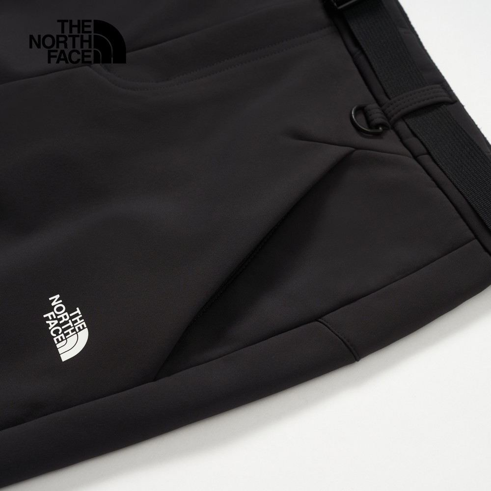 The North Face北面男款黑色DWR防潑水附腰帶戶外徒步長褲｜89ZVJK3