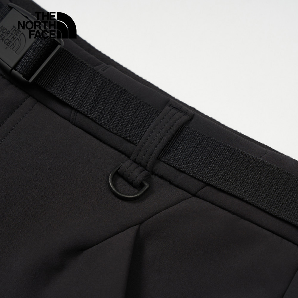 The North Face北面男款黑色DWR防潑水附腰帶戶外徒步長褲｜89ZVJK3