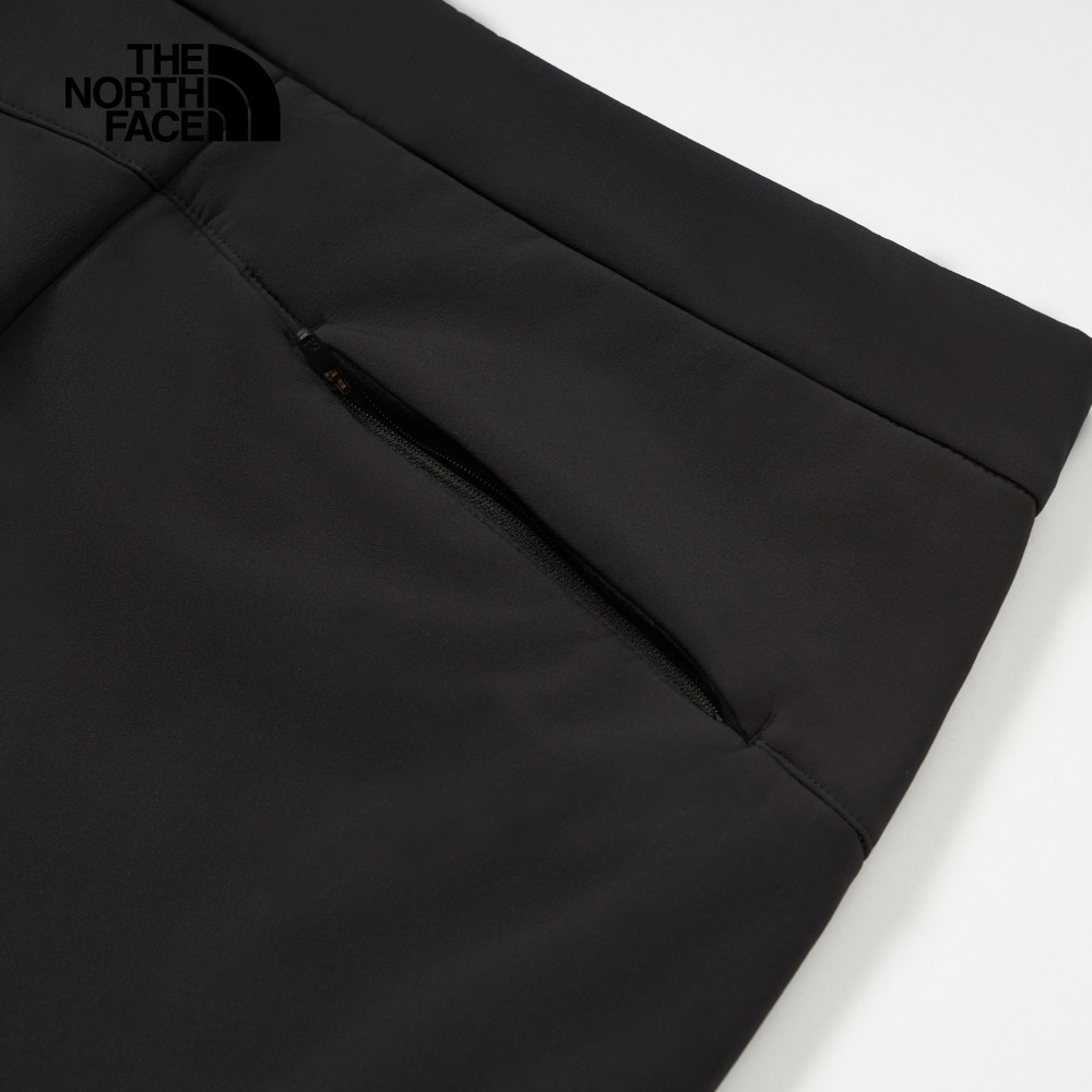 The North Face北面男款黑色DWR防潑水附腰帶戶外徒步長褲｜89ZVJK3