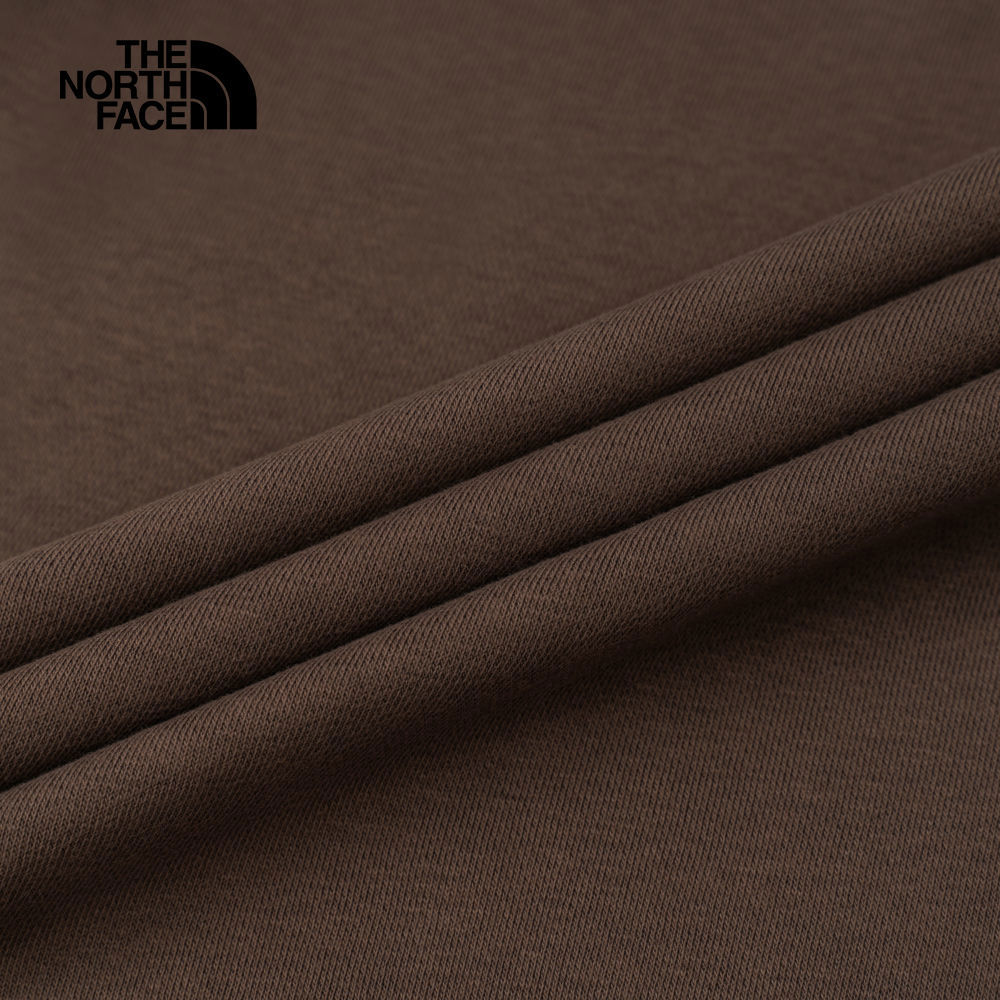 【10/24 12點週末限定】The North Face北面男款棕色舒適保暖大尺寸品牌印花長袖大學T｜8ATF1OI