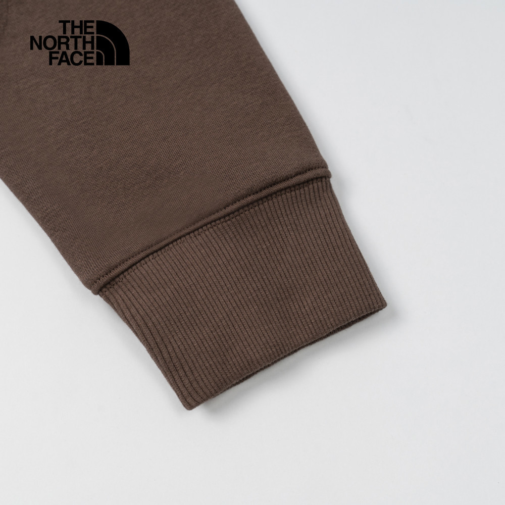【10/24 12點週末限定】The North Face北面男款棕色舒適保暖大尺寸品牌印花長袖大學T｜8ATF1OI