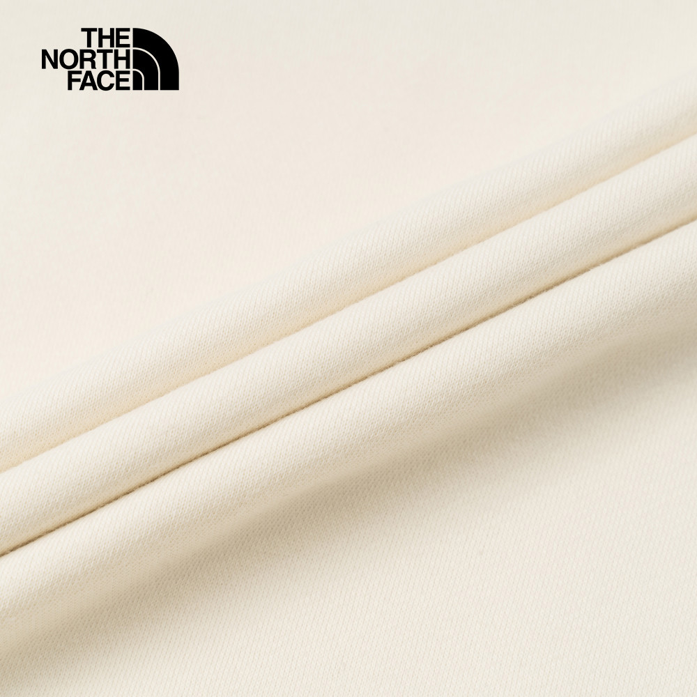 【限時搶購】男款米白色舒適保暖大尺寸品牌印花長袖大學T｜8ATFQLI