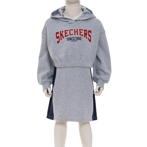 SKECHERS 女童套裝(長袖衛衣+連衣裙) (L324G009-04A6)