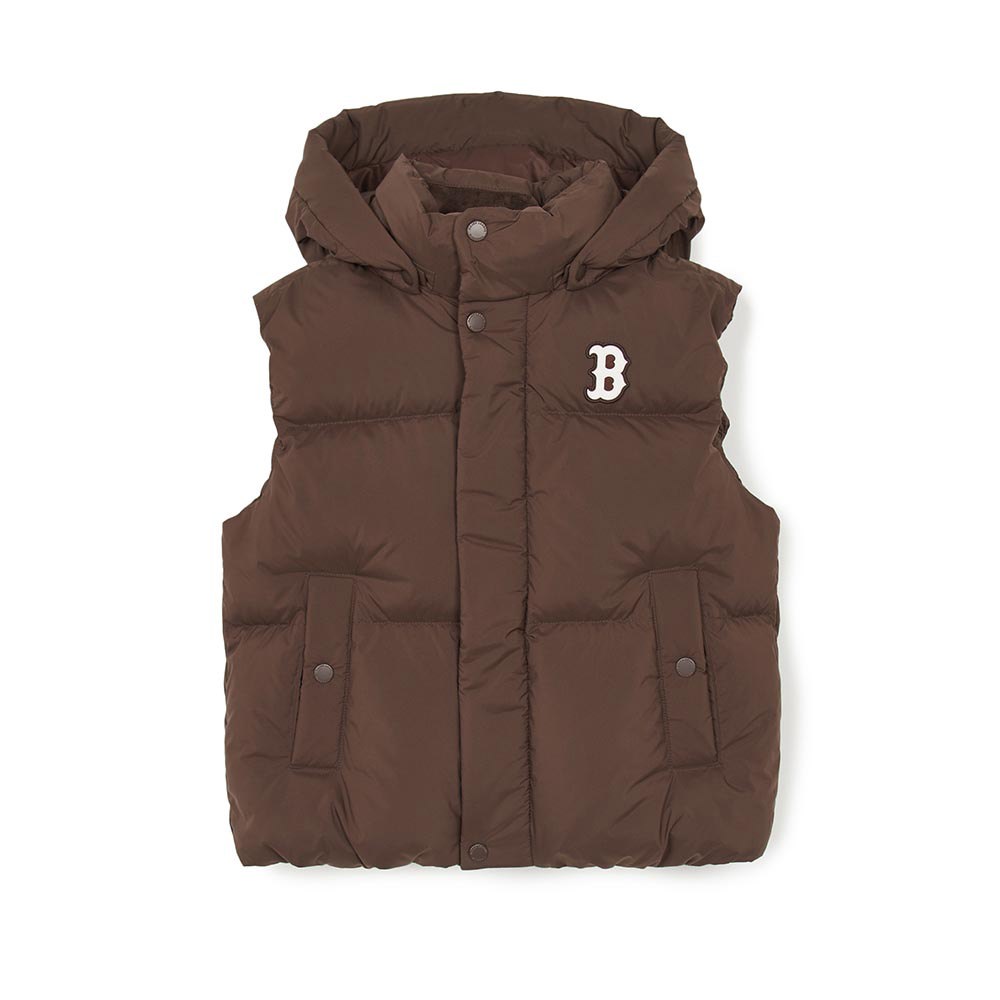 MLB Korea MLB KIDS 羽絨背心 童裝 波士頓紅襪隊 (7ADVB0146-43BRD)｜優動