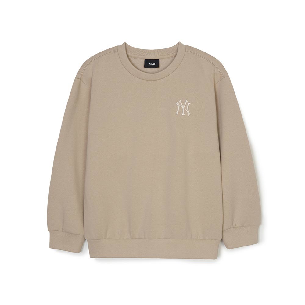 MLB KIDS 小Logo大學T 童裝 紐約洋基隊 (7AMTB0446-50BGL)