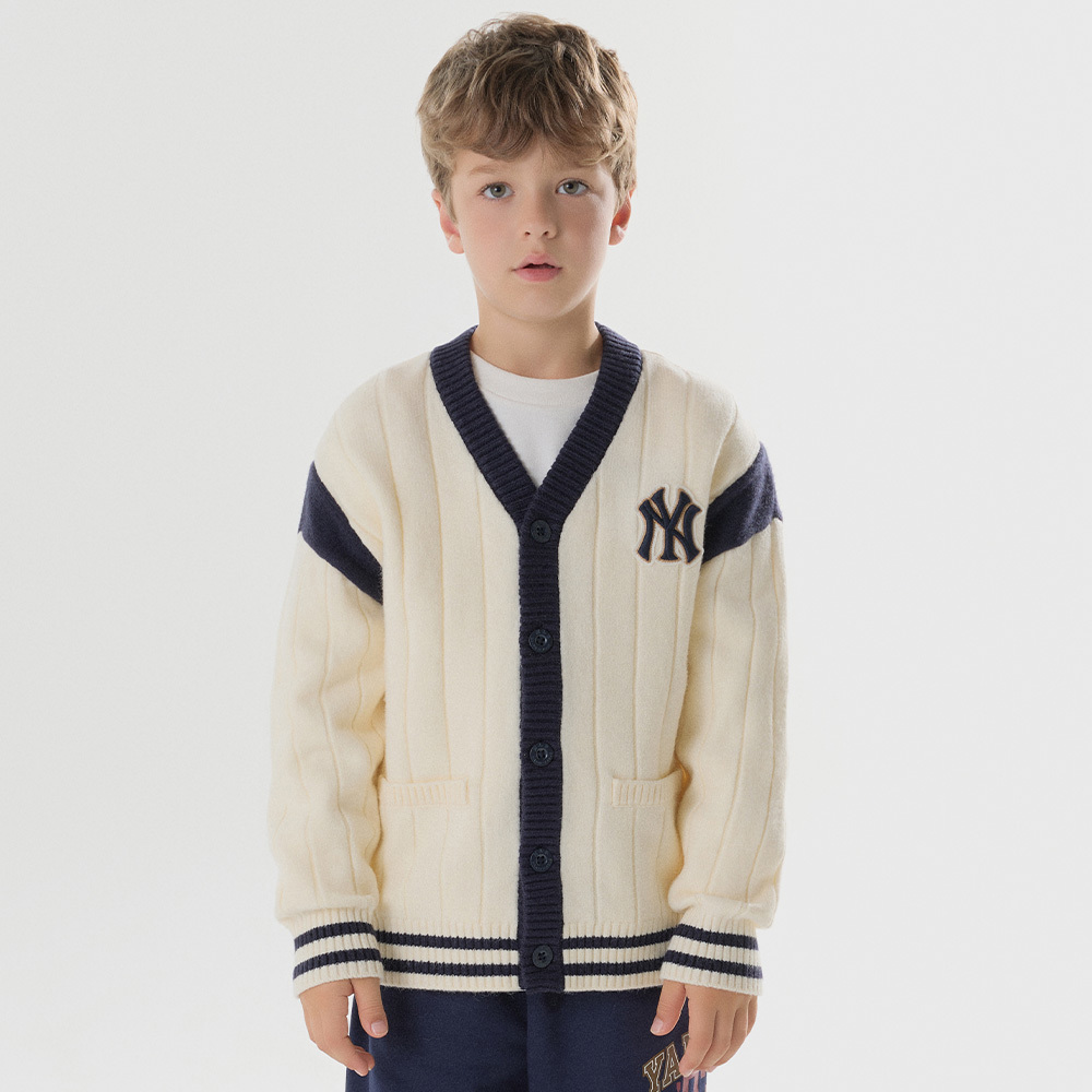 MLB Korea MLB KIDS 針織衫 童裝 Varsity系列 紐約洋基隊 (7AKCV0144-50NBL