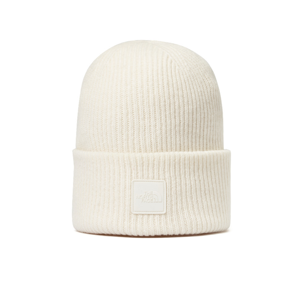 The North Face北面男女款米白色舒適保暖休閒毛帽｜7WJGQLI