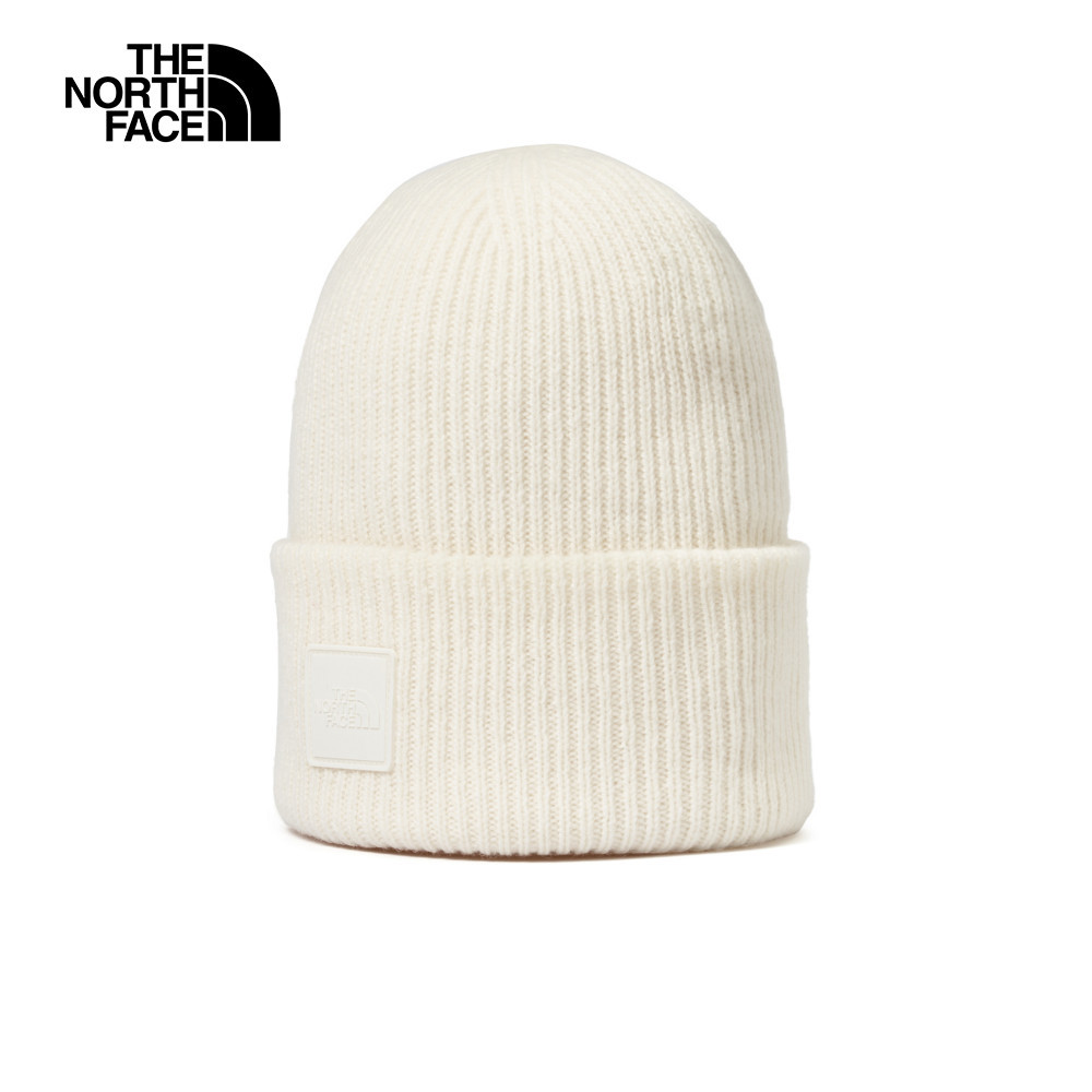 The North Face北面男女款米白色舒適保暖休閒毛帽｜7WJGQLI