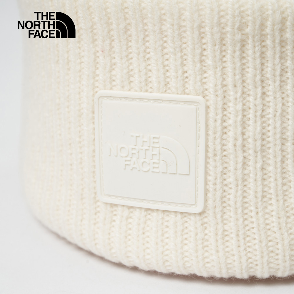 The North Face北面男女款米白色舒適保暖休閒毛帽｜7WJGQLI