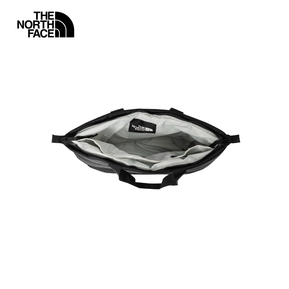 The North Face北面男女款黑色品牌LOGO大容量休閒單肩包｜81BU4H0