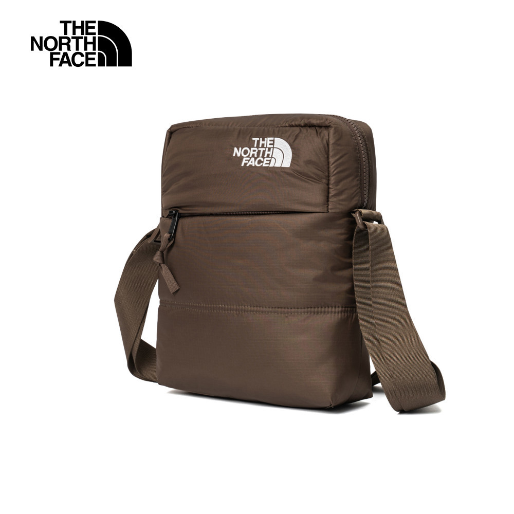 【10/24 00點週末限定】The North Face北面男女款棕色品牌LOGO休閒單肩包｜81BV1OI