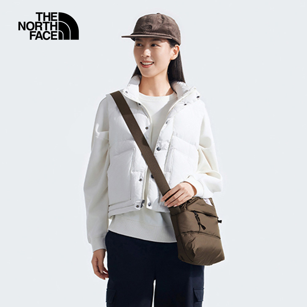 【10/24 00點週末限定】The North Face北面男女款棕色品牌LOGO休閒單肩包｜81BV1OI