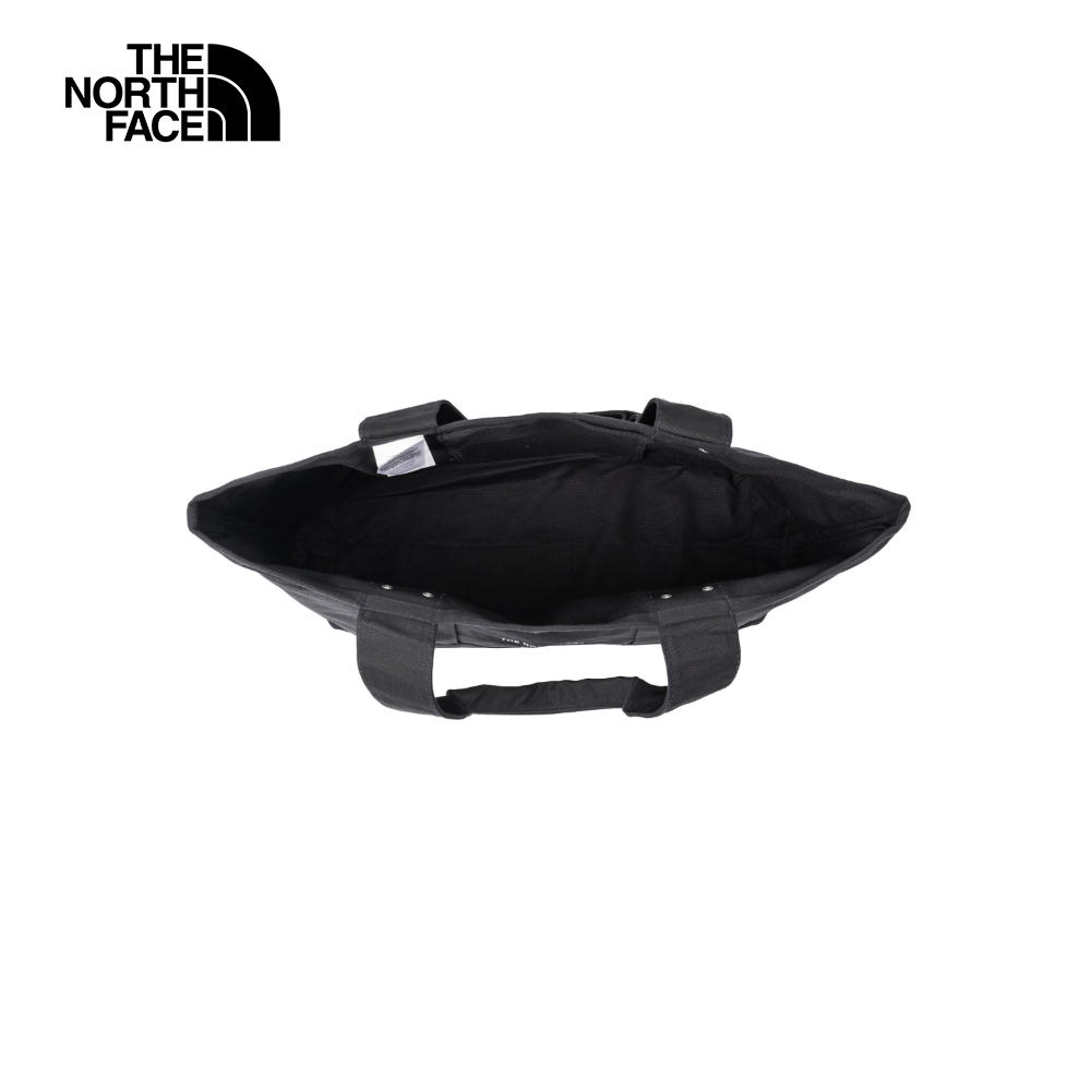 【10/24 12點週末限定】The North Face北面男女款黑色大容量LOGO帆布休閒托特包｜88TNJK3