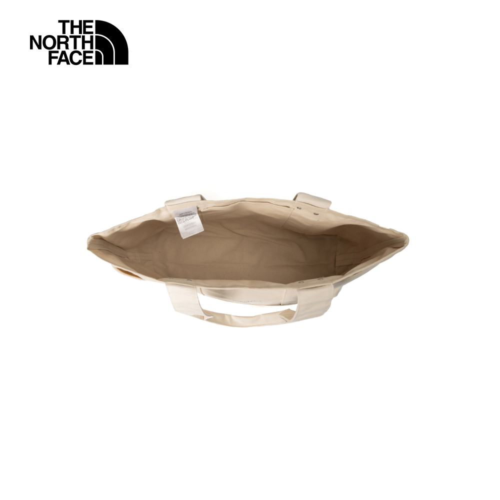 【10/25 00點週末限定】The North Face北面男女款白色大容量LOGO帆布休閒托特包｜88TNLE7