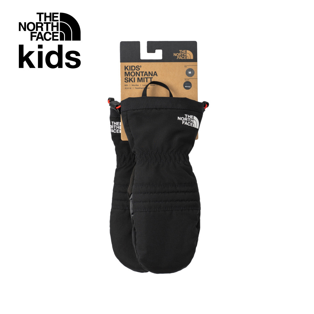 The North Face北面兒童黑色DryVent防水透氣可觸控手套｜89R8JK3
