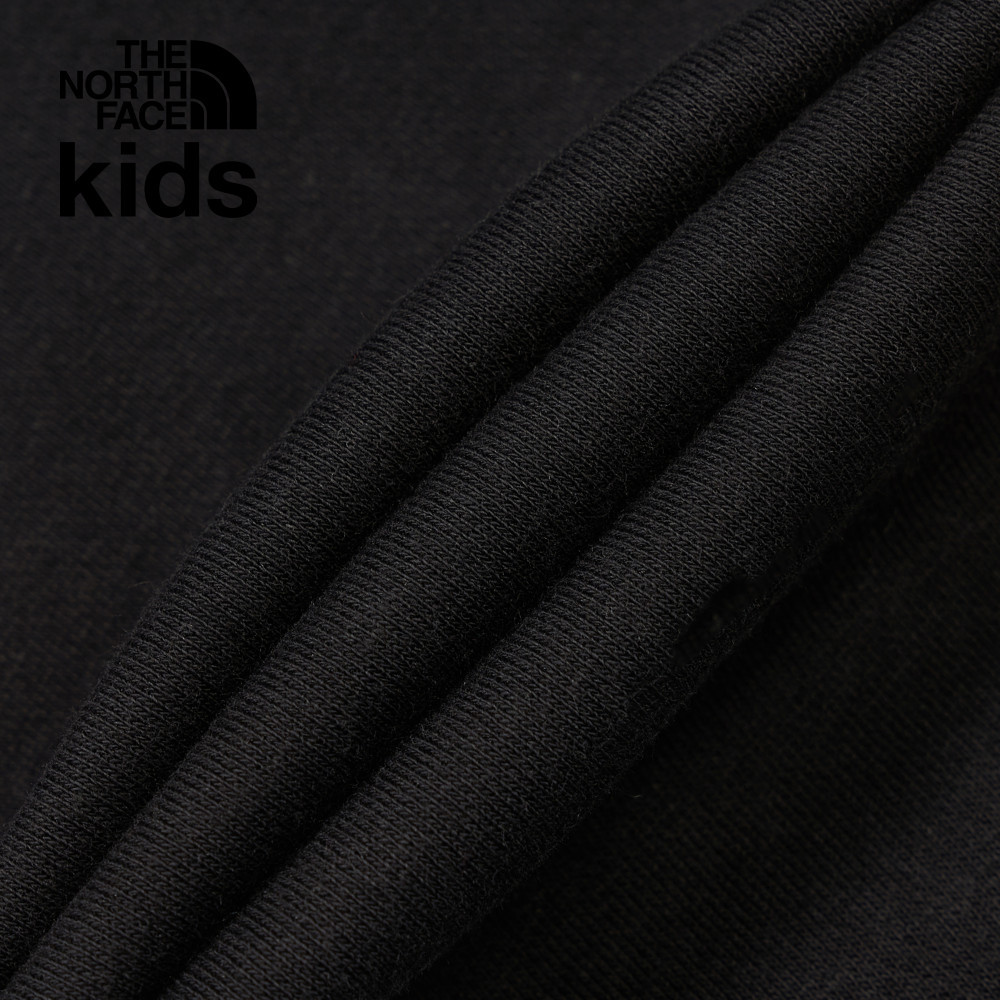 The North Face北面兒童黑色舒適保暖可愛滑雪北極熊印花連帽外套｜89XYJK3