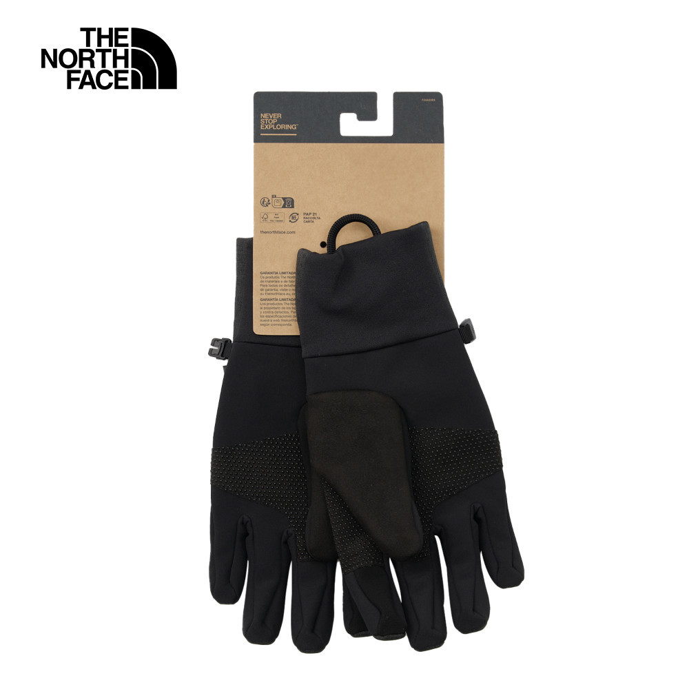 The North Face北面男款深灰色DWR防潑水可觸控手套｜89R9DYZ
