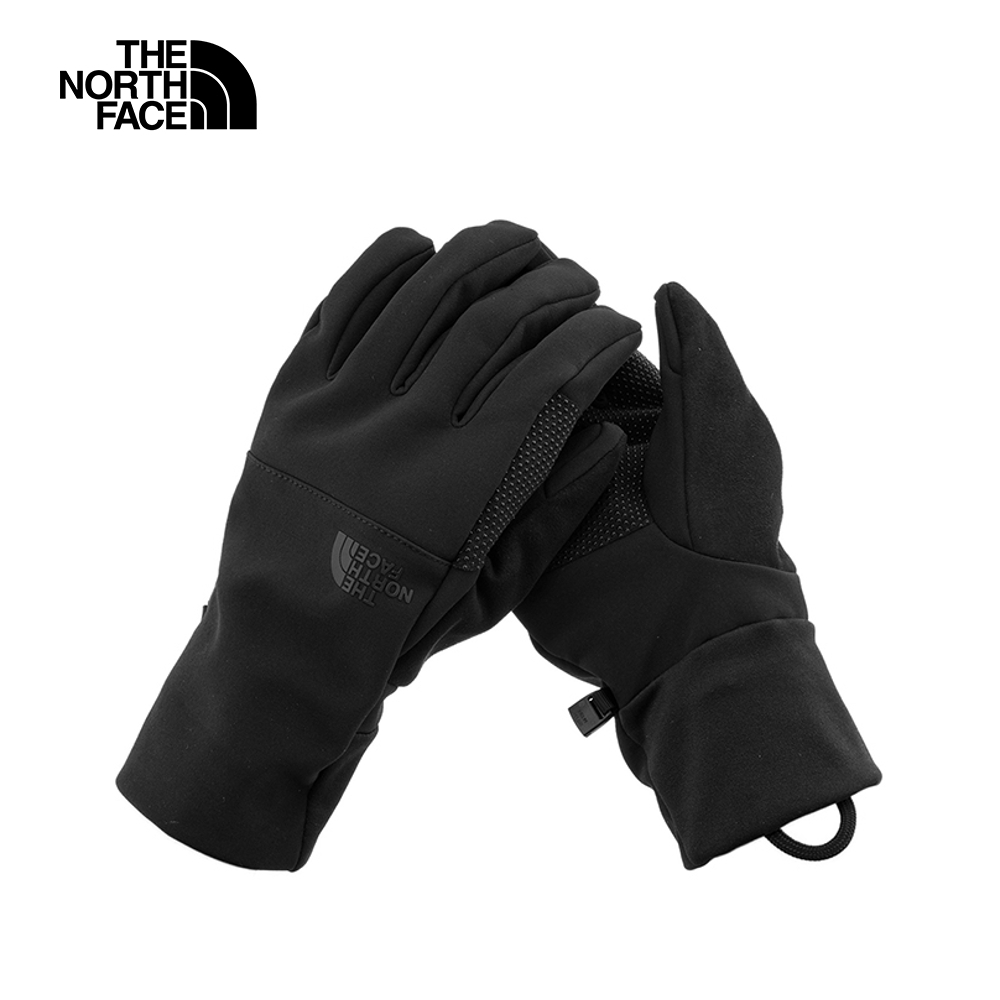 The North Face北面男款黑色DWR防潑水可觸控手套｜89R9JK3