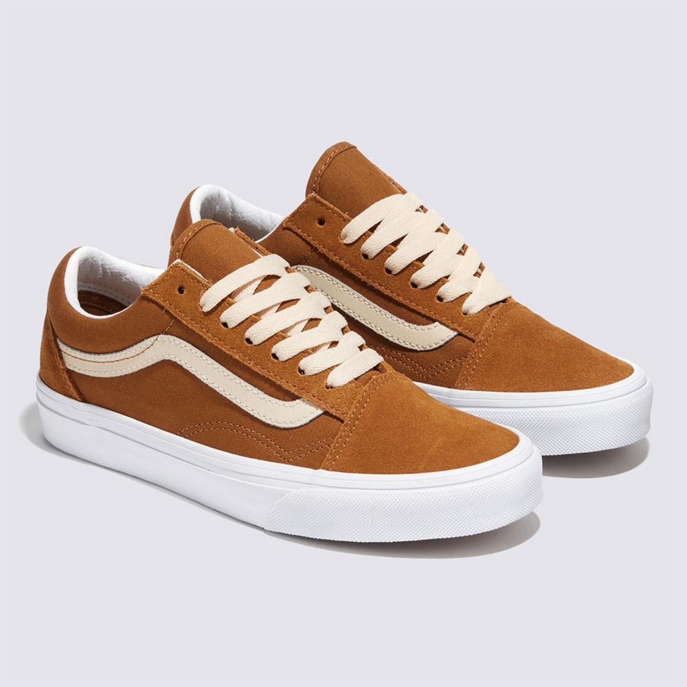Vans Old Skool 男女款咖啡色滑板鞋