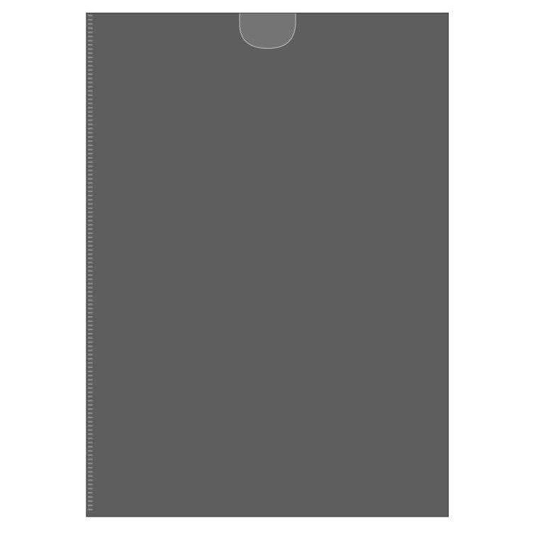 厚U型夾-透明黑