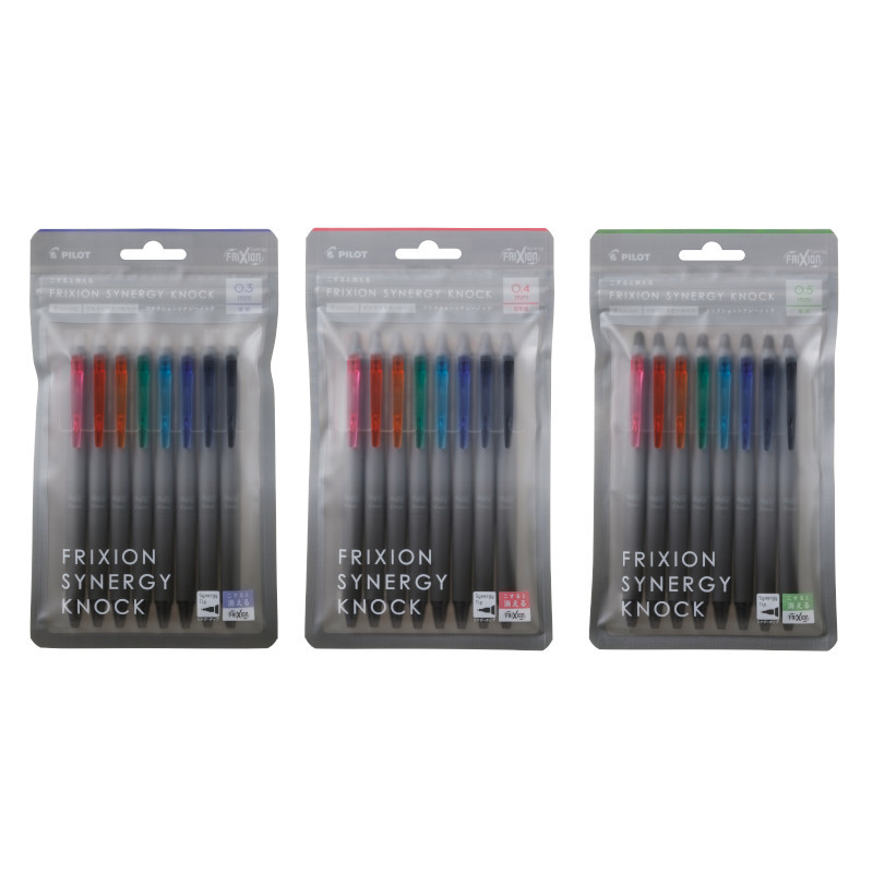 (限量)百樂PILOT 新極灰魔擦筆 8色組(LFSK-8C)-0.3/0.4/0.5