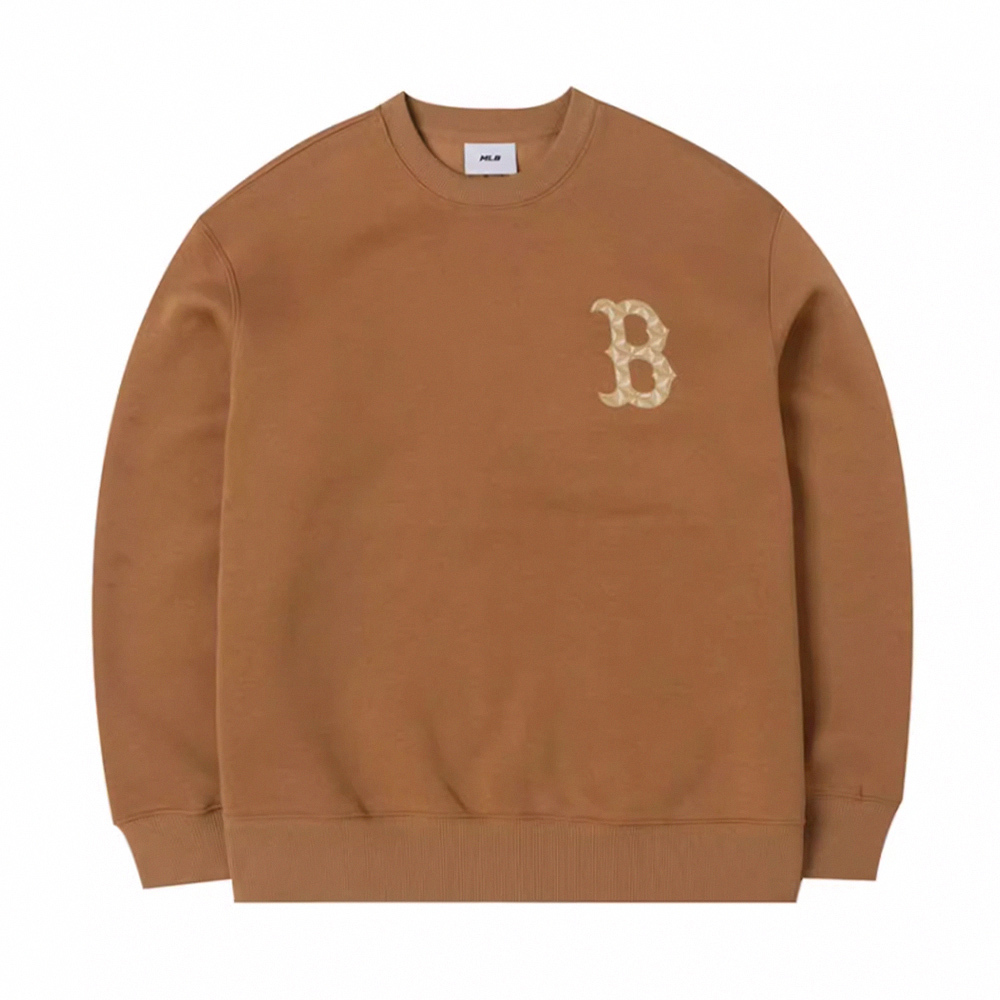 MLB 長袖大學T Monogram系列 波士頓紅襪隊 (3AMTM0946-43CAS)