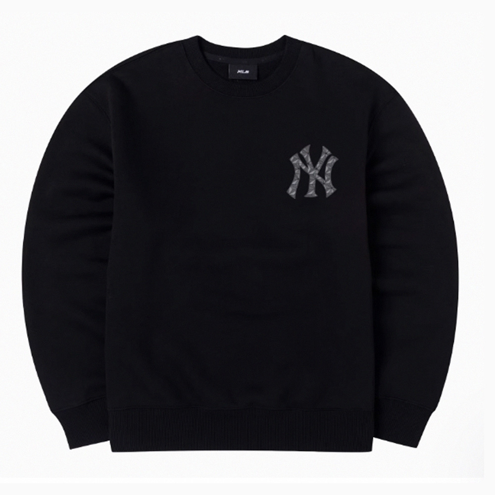 MLB 長袖大學T Monogram系列 紐約洋基隊 (3AMTM0946-50BKS)