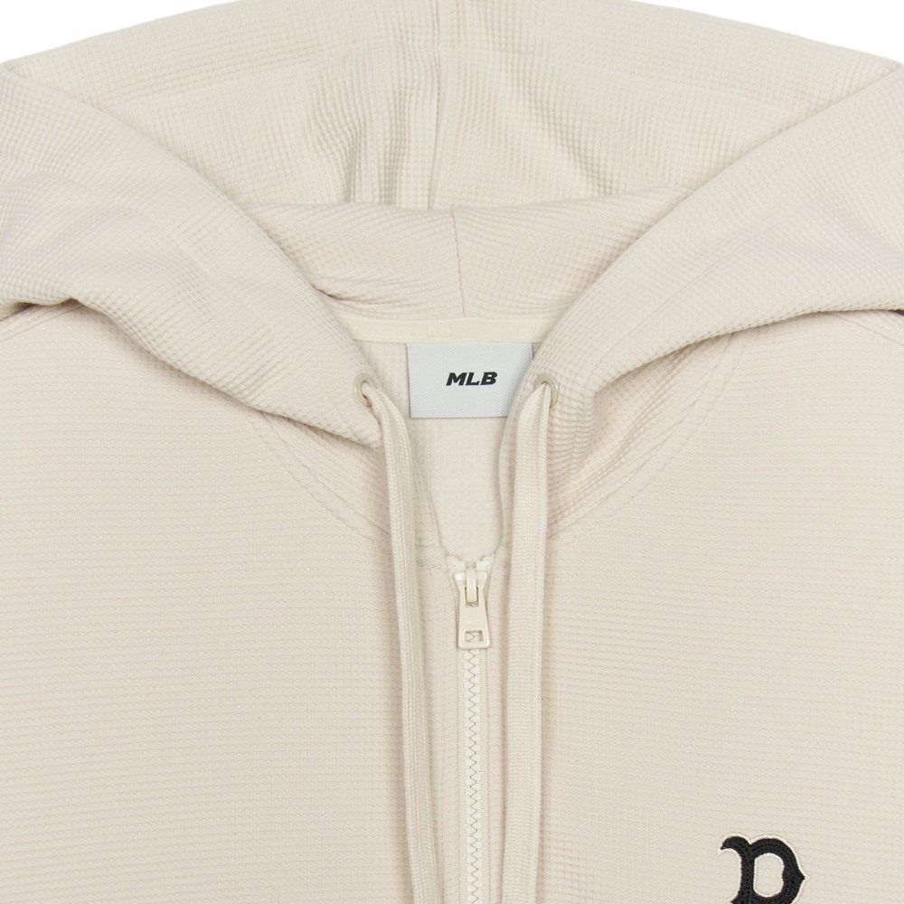 MLB 小Logo拉鍊連帽外套 波士頓紅襪隊 (3ATRB0846-43CRD)