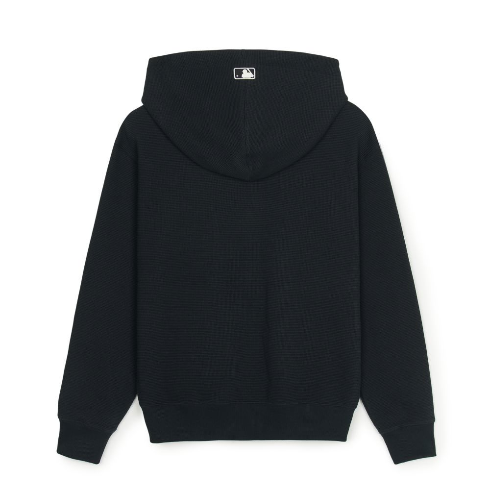 MLB 小Logo拉鍊連帽外套 紐約洋基隊 (3ATRB0846-50BKS)