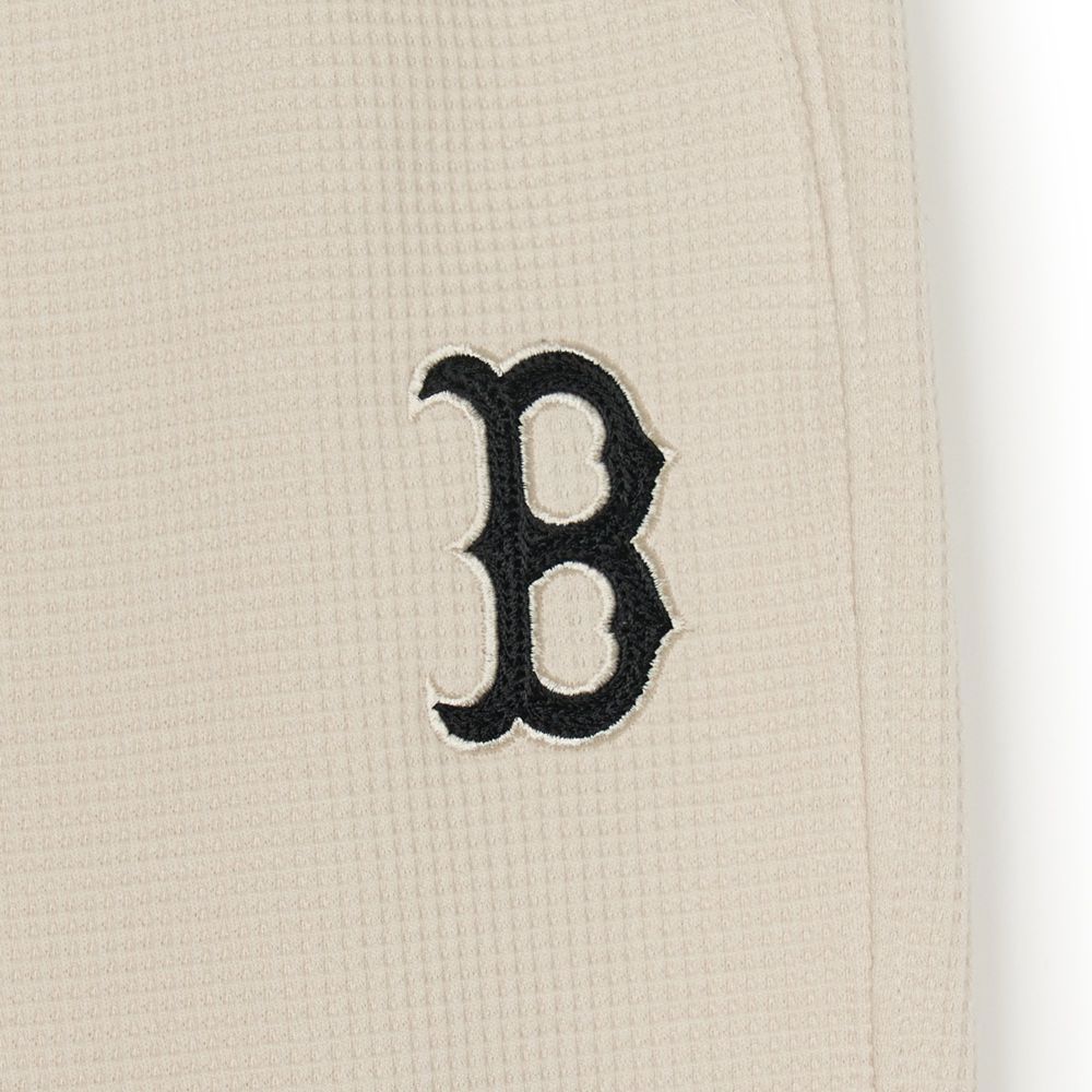 MLB 小Logo運動褲 休閒長褲 波士頓紅襪隊 (3APTB1146-43CRD)