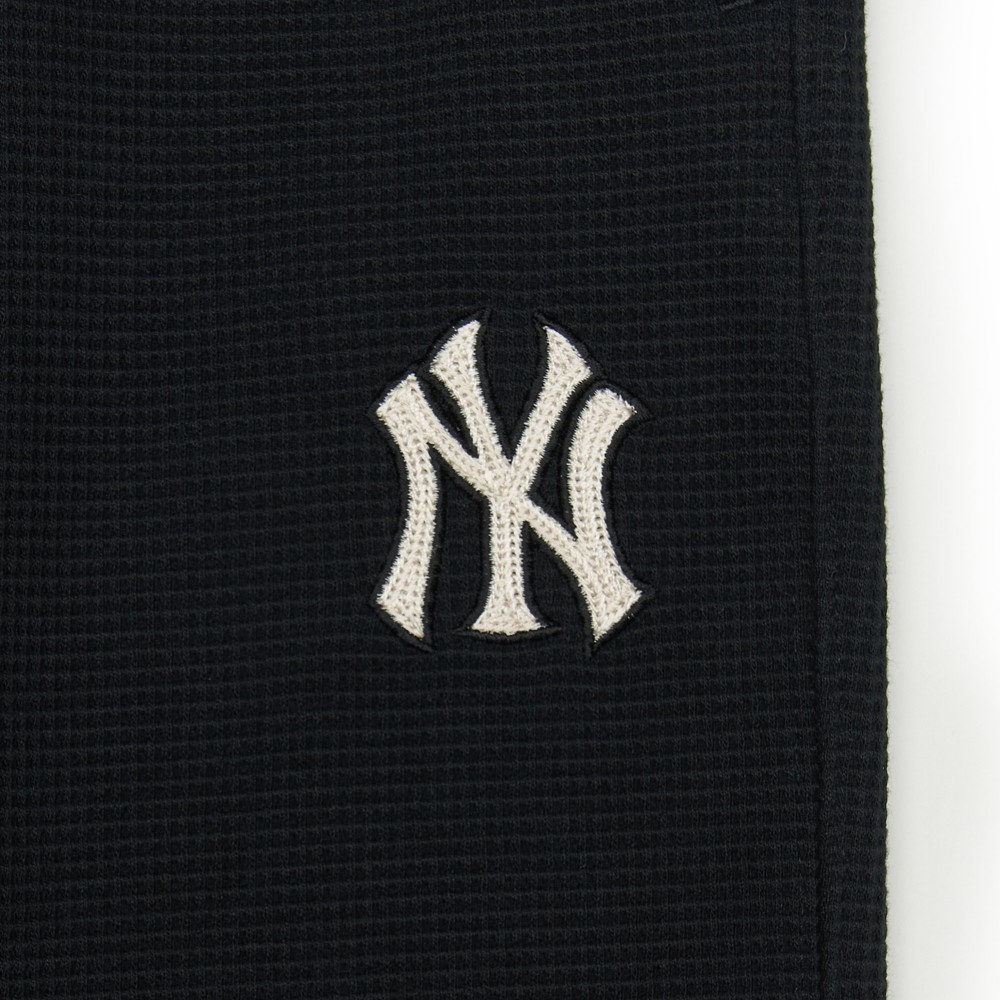 MLB 小Logo運動褲 休閒長褲 紐約洋基隊 (3APTB1146-50BKS)