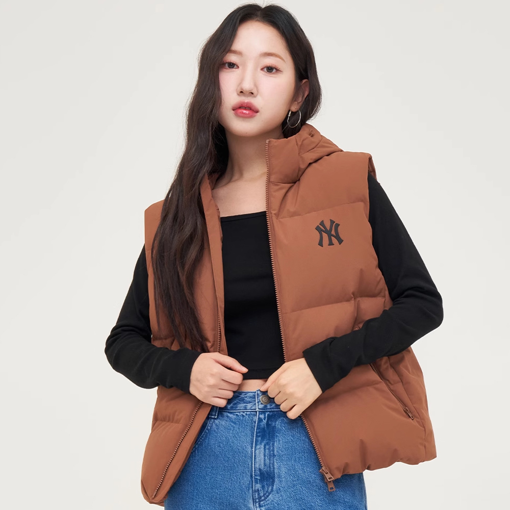 MLB 小Logo羽絨背心 紐約洋基隊 (3ADVB1046-50BRL)