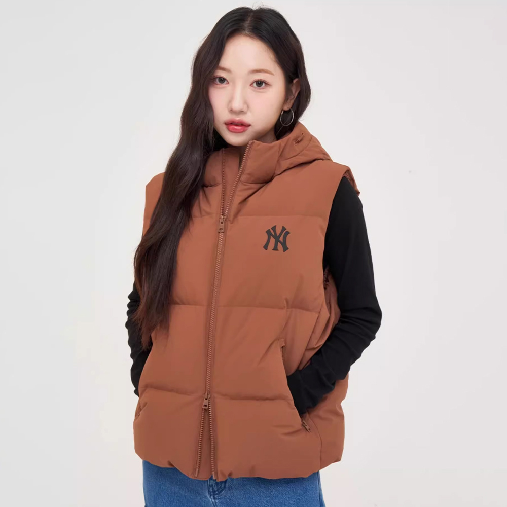 MLB 小Logo羽絨背心 紐約洋基隊 (3ADVB1046-50BRL)