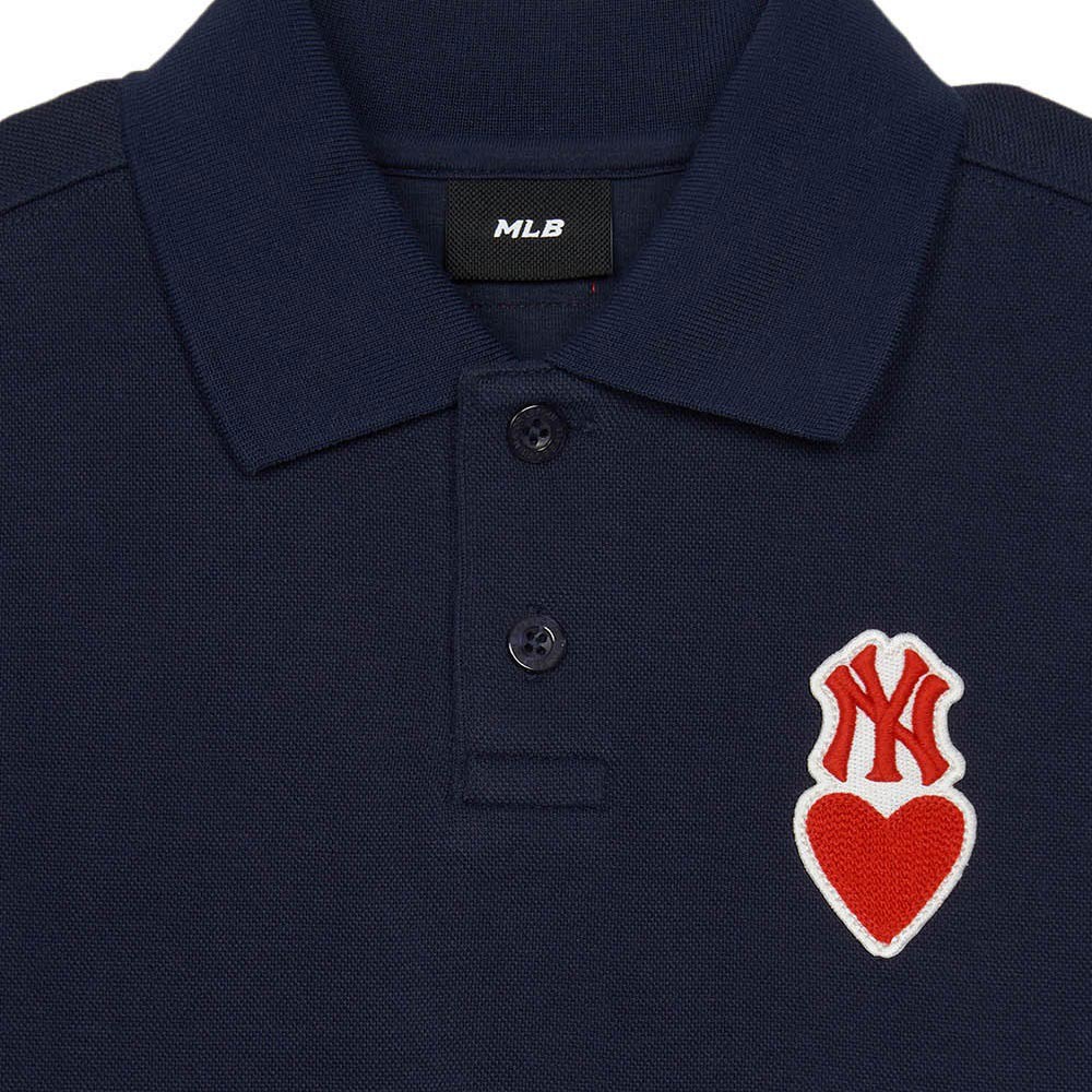 MLB KIDS 運動套裝 大學T+棉褲 童裝 Heart系列 紐約洋基隊 (7AS2H0144-50NYD)