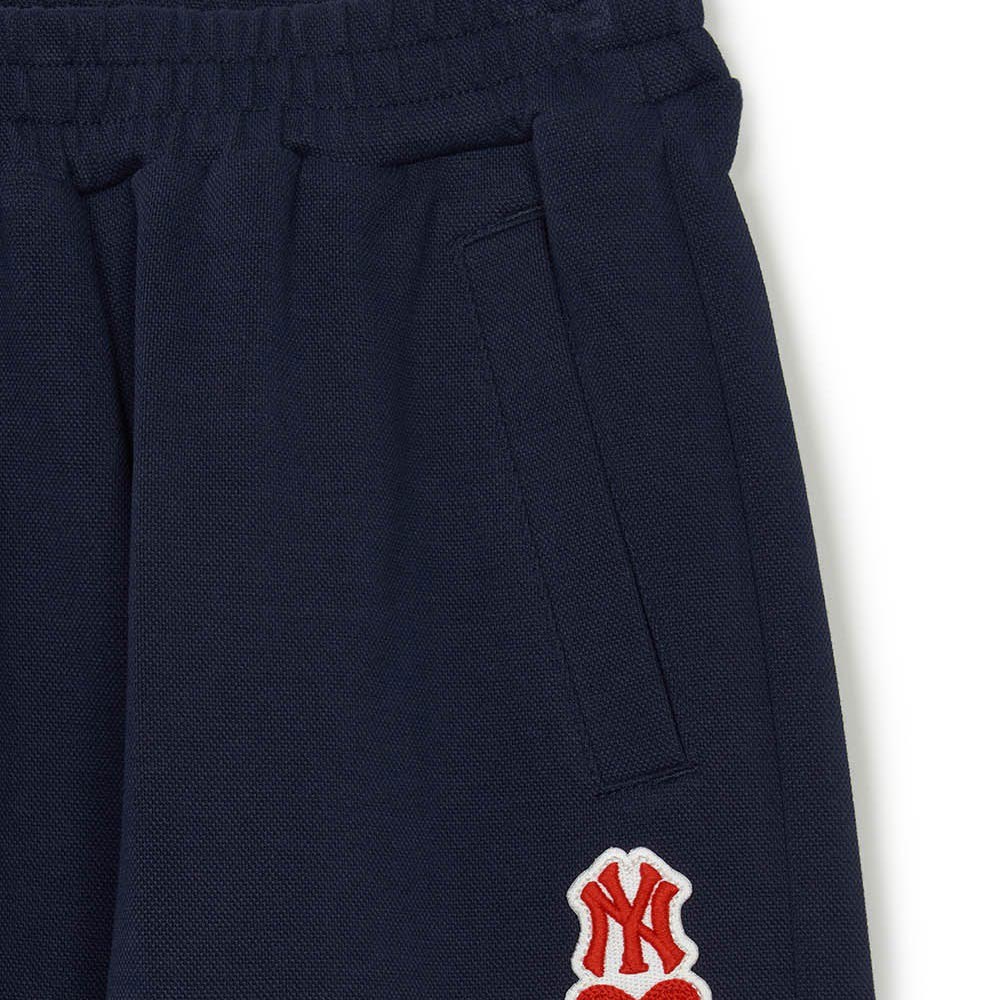 MLB KIDS 運動套裝 大學T+棉褲 童裝 Heart系列 紐約洋基隊 (7AS2H0144-50NYD)