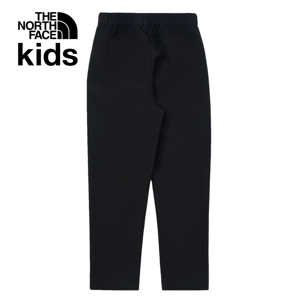 The North Face北面兒童黑色DWR防潑水戶外徒步長褲｜8A3HJK3