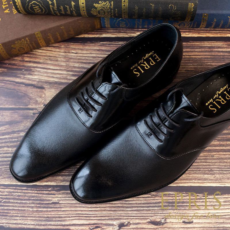 現貨 現代典雅男士皮鞋 質感歐巴-H036 皮鞋推薦 牛津鞋 紳士皮鞋 男結婚皮鞋 臺灣皮鞋品牌 EPRIS艾佩絲-紳士黑