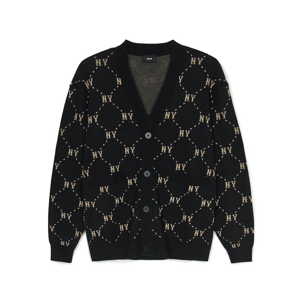 MLB Korea MLB 針織衫 Monogram系列 紐約洋基隊 (3AKCM0144-50BKS)｜汇聚全