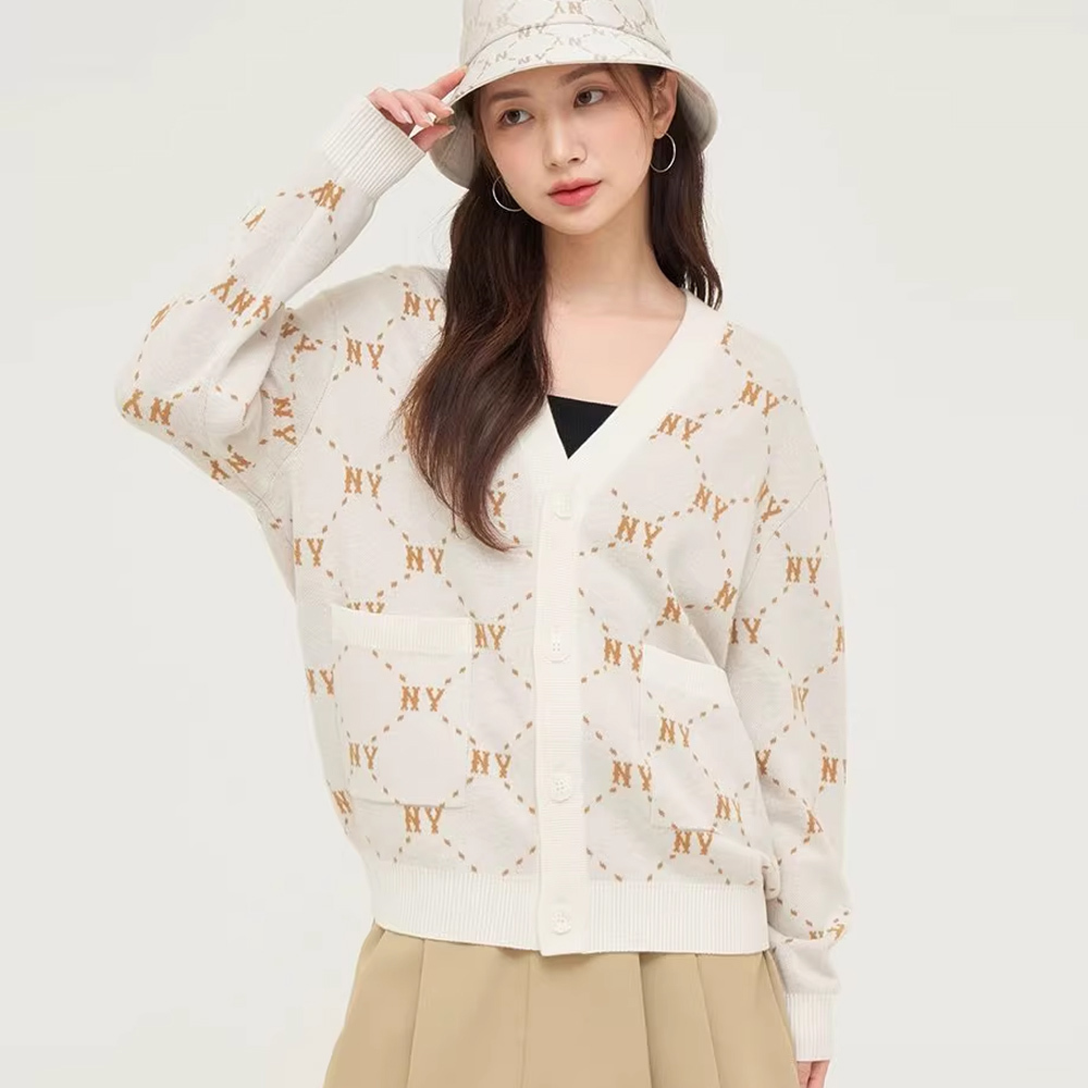 MLB 針織衫 Monogram系列 紐約洋基隊 (3AKCM0144-50CRS)