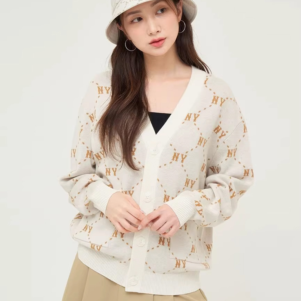 MLB 針織衫 Monogram系列 紐約洋基隊 (3AKCM0144-50CRS)